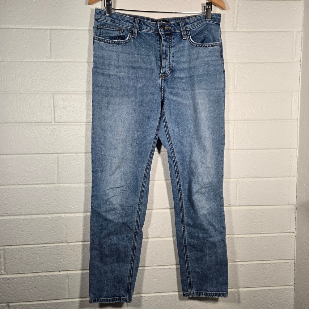 Sam Edelman Mary Jane Boyfriend Straight Mid Jeans‎ 29 Denim Stretch Casual